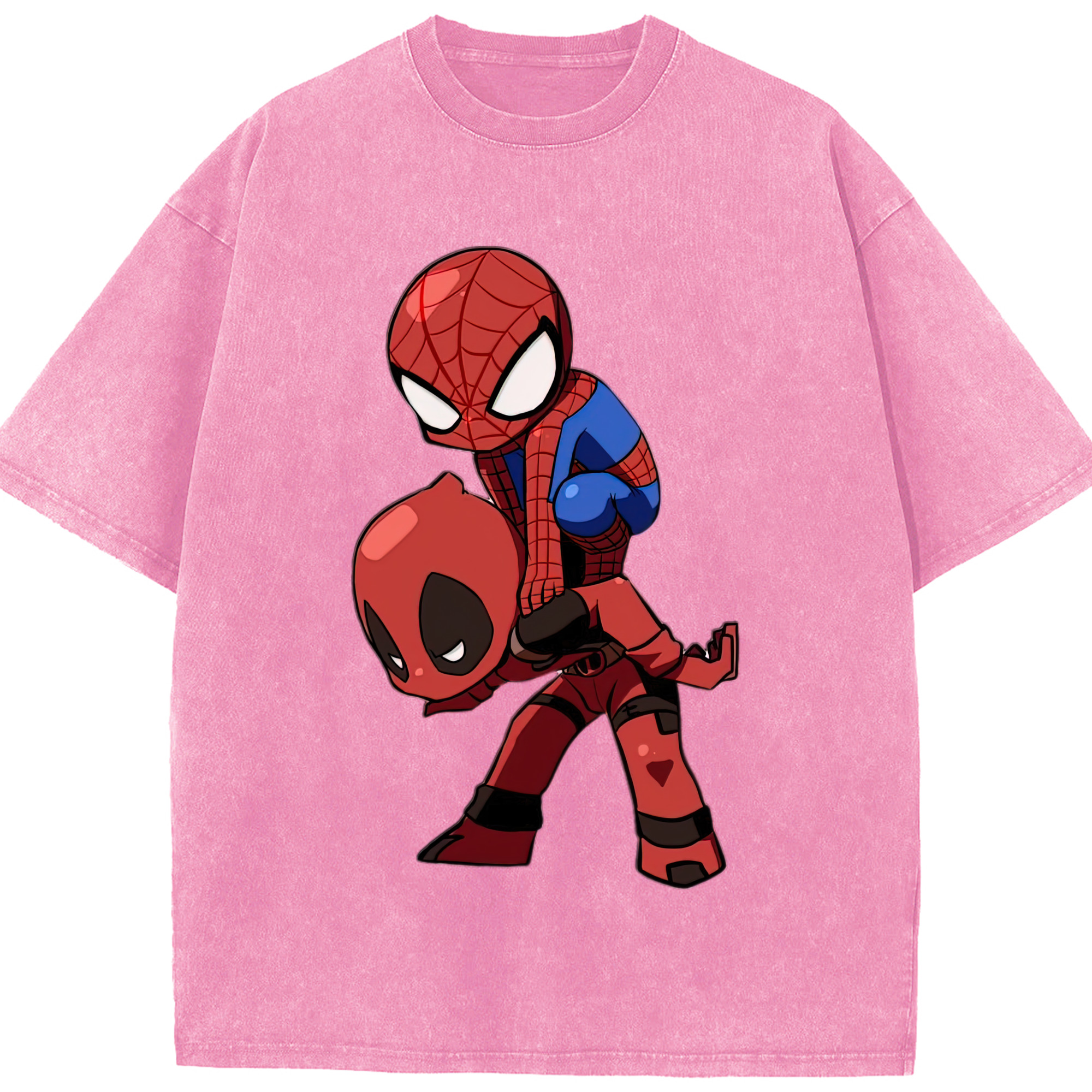 （画像用） Deadpool デッドプール 綿100% ヴィンテージ風 半袖Tシャツ（フロントプリント）